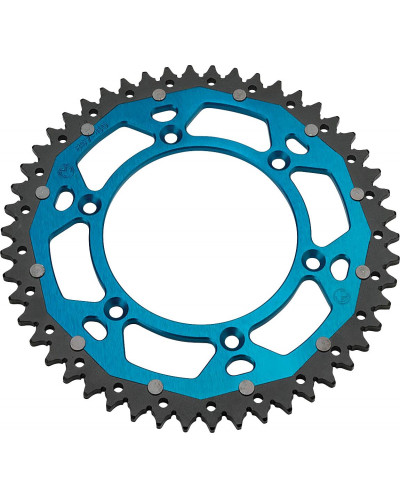Couronne Moto MOOSE OFFROAD HARD-PARTS SPROCKET DUAL MSE KTM 52T BLUE