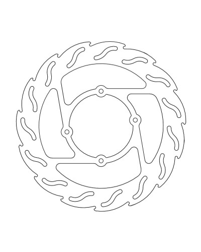 Disque Frein Moto MOTO-MASTER Disque arrière MM Flame Fixe ront oversize Honda CR85/CRF150 Disque Frein Moto MOTO-MASTER Disque arrière MM Flame Fixe ront oversize Honda CR85/CRF150