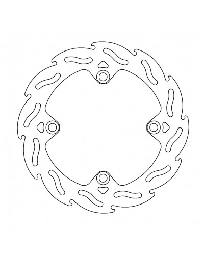 Disque Frein Moto MOTO-MASTER Disque arrière MM Flame Fixe Sherco Factory 4.4mm Disque Frein Moto MOTO-MASTER Disque arrière MM Flame Fixe Sherco Factory 4.4mm