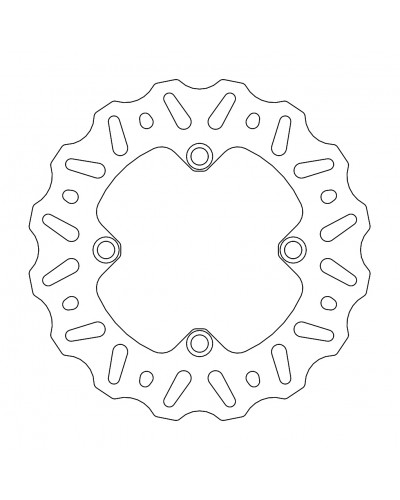 Disque Frein Moto MOTO-MASTER Disque arrière Offroad MM Nitro Kawasaki KX85 Disque Frein Moto MOTO-MASTER Disque arrière Offroad MM Nitro Kawasaki KX85
