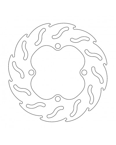Disque Frein Moto MOTO-MASTER Disque avant MM Flame Fixe disc Kawasaki KX65 Disque Frein Moto MOTO-MASTER Disque avant MM Flame Fixe disc Kawasaki KX65
