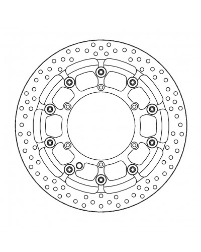 Kit Disques Frein Moto MOTO-MASTER Kit Supermoto Racing KTM/HVA Diam.320mm Halo T-Floater disc