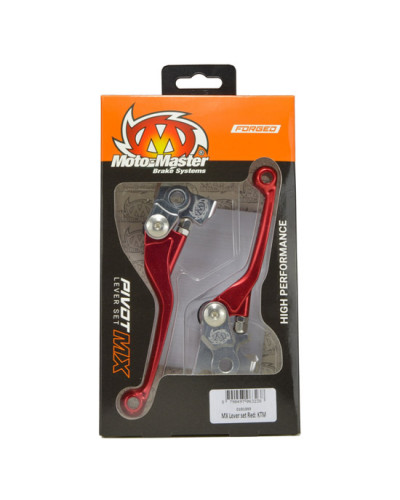 Leviers Moto MOTO-MASTER Levier MM set Honda rouge