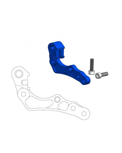 Accessoires Freinage Moto MOTO-MASTER Support KTM/HVA Diam.260mm bleu Accessoires Freinage Moto MOTO-MASTER Support KTM/HVA Diam.260mm bleu