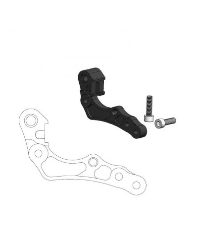 Accessoires Freinage Moto MOTO-MASTER Support MM Oversize 260 KTM/HVA Black Accessoires Freinage Moto MOTO-MASTER Support MM Oversize 260 KTM/HVA Black