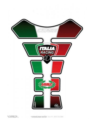 Protection Réservoir Moto MOTOGRAFIX Protection de réservoir MOTOGRAFIX 1pc Italian Flag Ducati