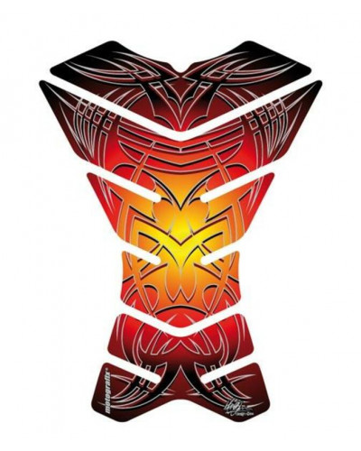 Protection Réservoir Moto MOTOGRAFIX Protection de réservoir MOTOGRAFIX 3pcs Tribal rouge