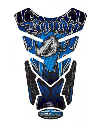 Protection Réservoir Moto MOTOGRAFIX Protection de réservoir MOTOGRAFIX Street Style 4pcs bleu Suzuki Bandit