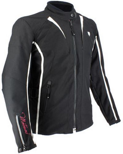 Blouson Moto Été MOTOMOD ASTI LADY NOIR/BLANC