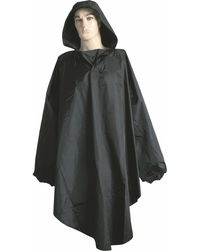 ENSEMBLE DE PLUIE MOTOMOD PONCHO NOIR