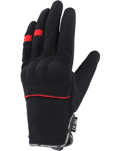 Gants Moto Été MOTOMOD TS01 CE noir-rouge