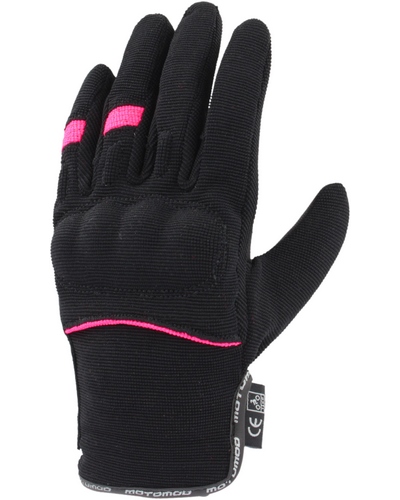 Gants Moto Été MOTOMOD TS01 KID CE NOIR-ROSE