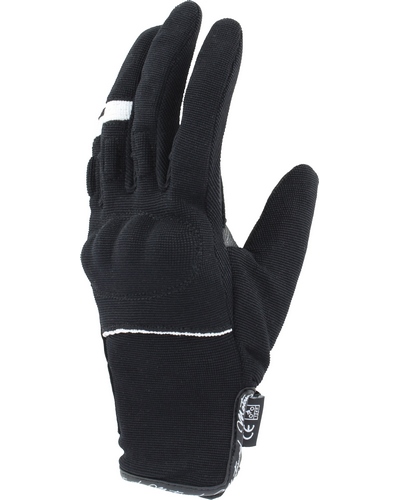 Gants Moto Été MOTOMOD TS01 LADY CE NOIR-BLANC