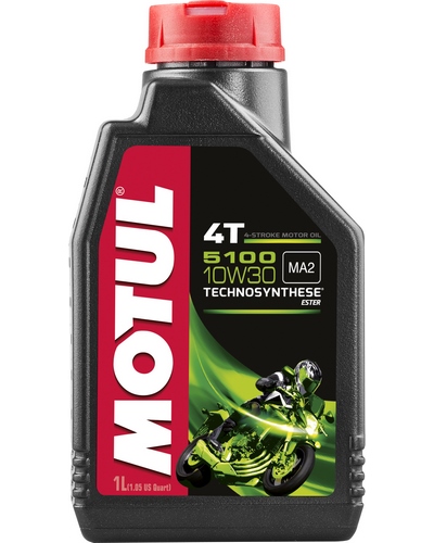 Huile 4 Temps Moto MOTUL 5100 10W30 4T 1 litre