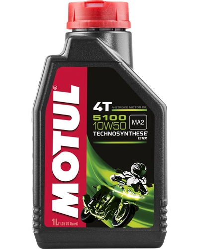 Huile 4 Temps Moto MOTUL 5100 10W50 4T 1 litre