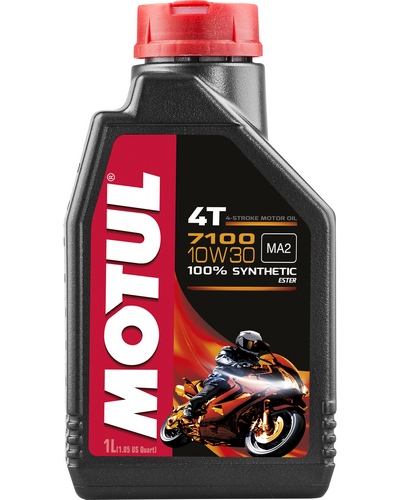 Huile 4 Temps Moto MOTUL 7100 10W30 4T 1 litre