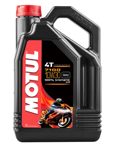 Huile 4 Temps Moto MOTUL 7100 10W30 4T 4 litres