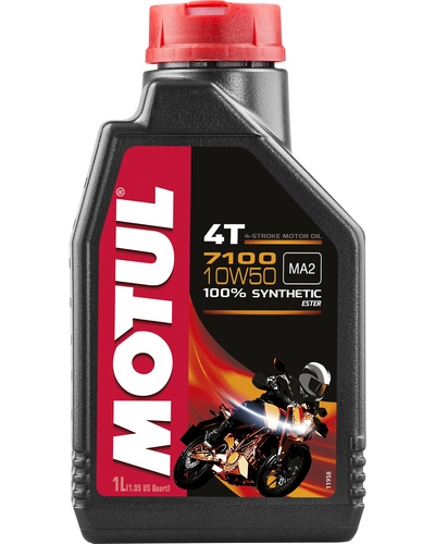 Huile 4 Temps Moto MOTUL 7100 10W50 4T 1 litre