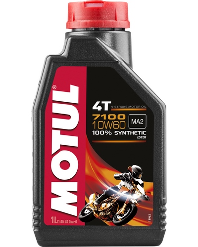 Huile 4 Temps Moto MOTUL 7100 10W60 4T 1 litre