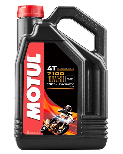 Huile 4 Temps Moto MOTUL 7100 10W60 4T 4 litres