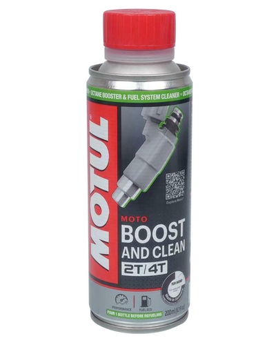 Additif Moteur Moto MOTUL Boost and Clean Moto 200 ml
