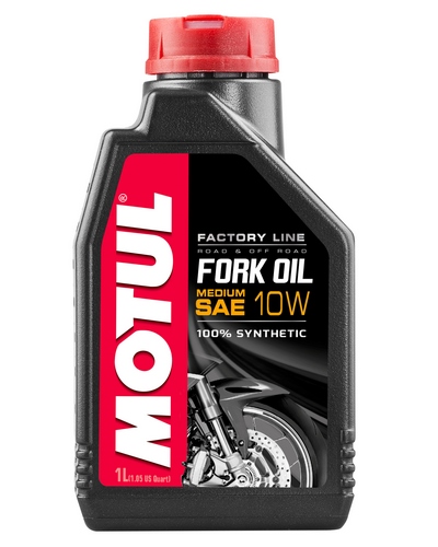 Lubrifiant Fourche Moto MOTUL Fourche Factory 10W Medium 1 litre