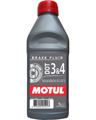 MOTUL  Liquide frein DOT 3 & 4 1 litre  