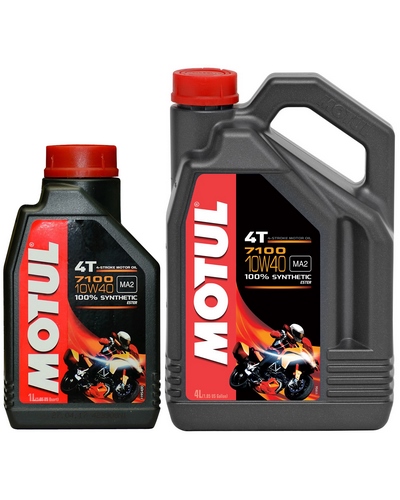 Huile 4 Temps Moto MOTUL Pack 7100 10W40 4l+1litre