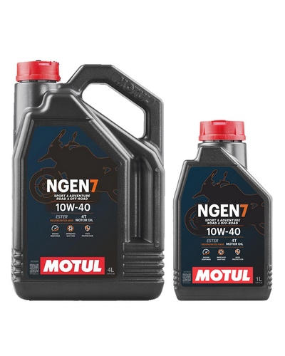 Huile 4 Temps Moto MOTUL Pack NGEN 7 10W40 4l+1litre