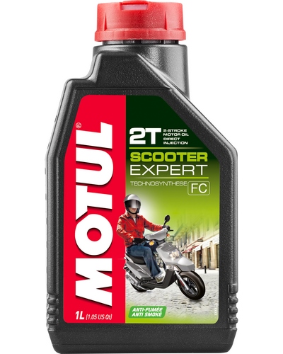 Huile 2 Temps Moto MOTUL SCOOTER EXPERT 2T 1 litre