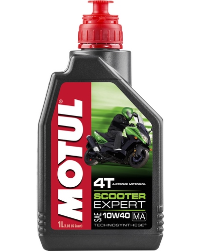 Huile 4 Temps Moto MOTUL SCOOTER EXPERT 4T 10W40 1 litre