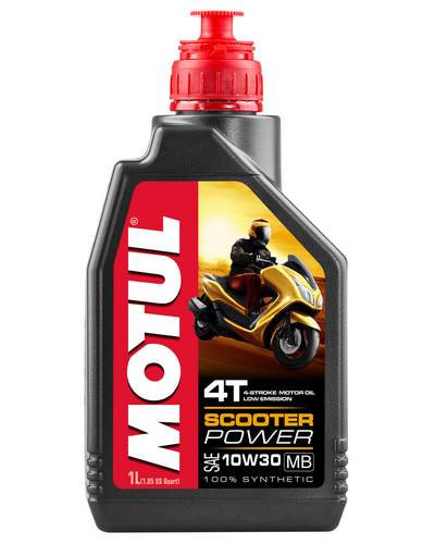 Huile 4 Temps Moto MOTUL Scooter Power 4T 10W30 1 litre