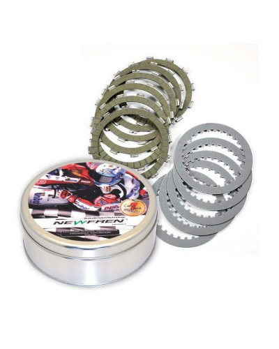 Kit Embrayage Moto NEWFREN KIT DISQUES D'EMBRAYAGE GARNIS ET LISSES NEWFREN DUCATI Supermono 550