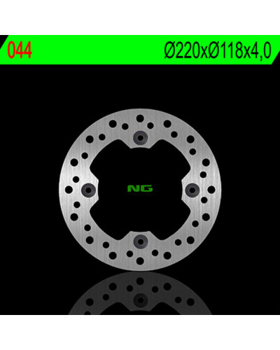 Disque Frein Moto NG BRAKE DISC Disque de frein arrière droit NG 044 rond fixe