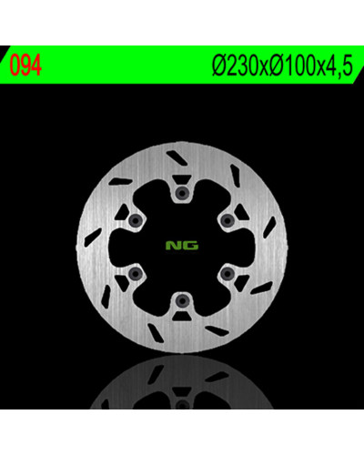 Disque Frein Moto NG BRAKE DISC Disque de frein arrière droit NG 094 rond fixe Kawasaki KLX