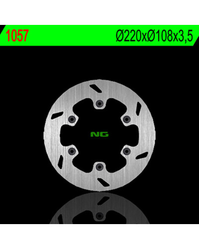 Disque Frein Moto NG BRAKE DISC Disque de frein arrière droit NG 1057 rond fixe Gas Gas