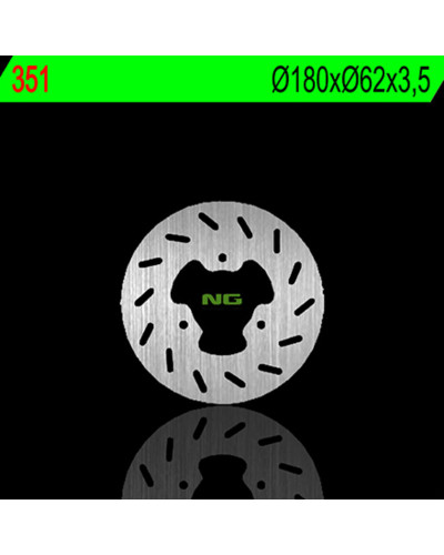 Disque Frein Moto NG BRAKE DISC Disque de frein arrière droit NG 351 rond fixe