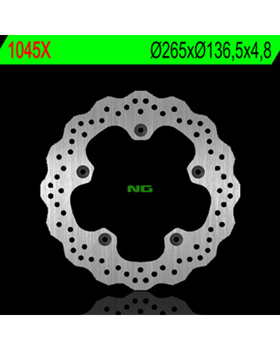 Disque Frein Moto NG BRAKE DISC Disque de frein arrière NG 1045X pétales fixe BMW