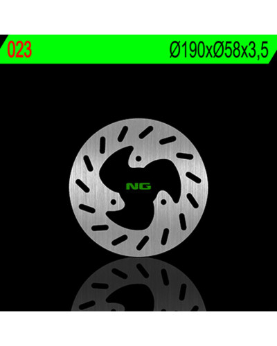 Disque Frein Moto NG BRAKE DISC Disque de frein avant gauche NG 023 rond fixe