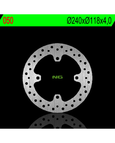 Disque Frein Moto NG BRAKE DISC Disque de frein avant gauche NG 050 rond fixe Honda XR600R