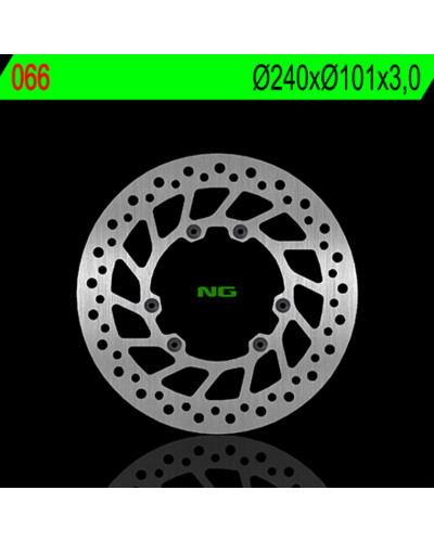 NG BRAKE DISC        Disque de frein avant gauche NG 066 rond fixe 
