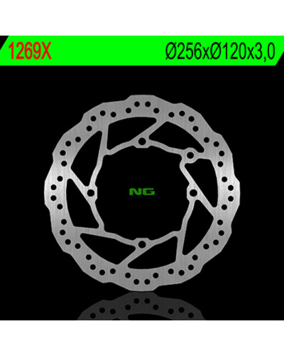 Disque Frein Moto NG BRAKE DISC Disque de frein avant gauche NG 1269X pétale fixe Sherco