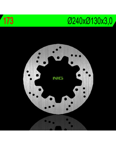 Disque Frein Moto NG BRAKE DISC Disque de frein avant gauche NG 173 rond fixe Kawasaki