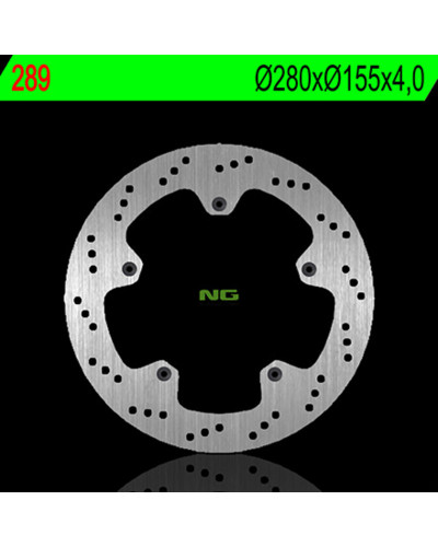 Disque Frein Moto NG BRAKE DISC Disque de frein avant gauche NG 289 rond fixe