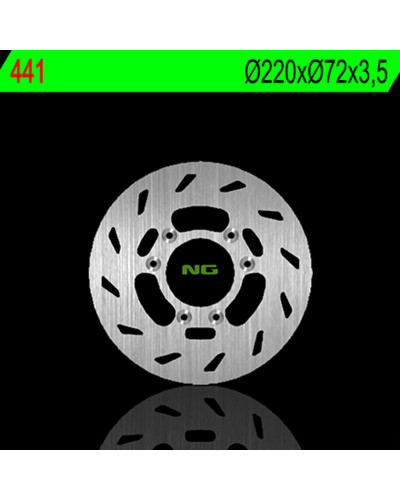 Disque Frein Moto NG BRAKE DISC Disque de frein avant gauche NG 441 rond fixe Beta RK6T