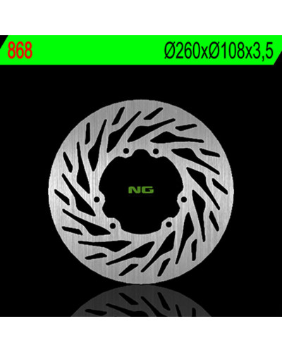 Disque Frein Moto NG BRAKE DISC Disque de frein avant gauche NG 868 rond fixe