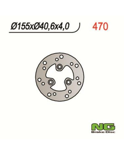 Disque Frein Moto NG BRAKE DISC DISQUE DE FREIN FIXE AVANT GAUCHE APRILIA 50 AMICO