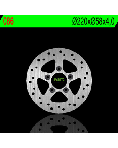 Disque Frein Moto NG BRAKE DISC Disque de frein NG 086 rond fixe