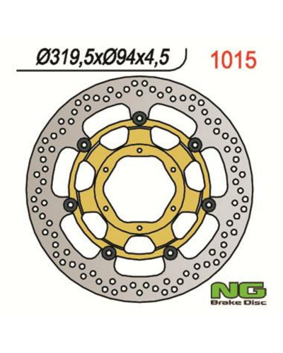 Disque Frein Moto NG BRAKE DISC Disque de frein NG 1015 rond semi-flottant