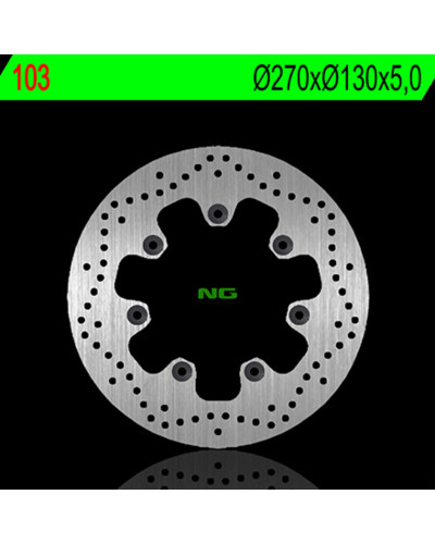 Disque Frein Moto NG BRAKE DISC Disque de frein NG 103 rond fixe